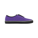 Pulses Small Black Men's Classic Canvas Low Top Shoe