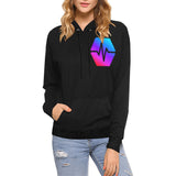 Pulse Logo Black Women's Hoodie