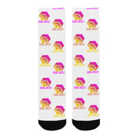 Hex Color Dot Com Men's Custom Socks