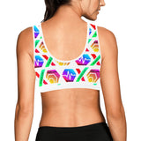 HPXdotCOM Women's All Over Print Sports Bra