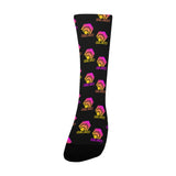 Hex Color Dot Com Black Women's Custom Socks