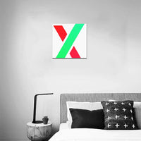 PulseX Logo Canvas Print 12"x12"