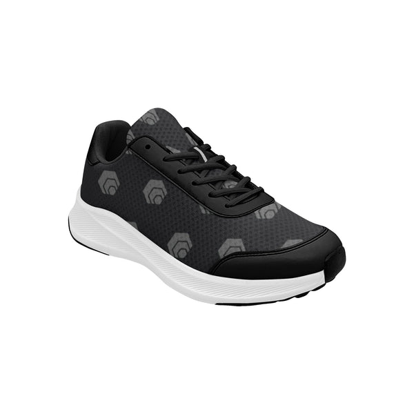 Hex Black & Grey Men's Mudguard Running Shoes