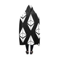 Ethereums Black Hooded Blanket 60"x50"
