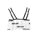HEXdotcom Flounce Bikini Top