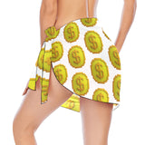 IM 3D WHT Women's Beach Sarong Wrap