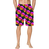 Hex Black All Over Print Basketball Shorts With Pockets