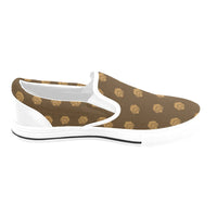 Hex Brown & Tan Slip-on Canvas Women's Shoes