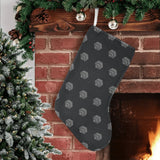 Hex Black & Grey Christmas Stocking
