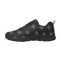 Hex Black & Grey Men's Breathable Sneakers
