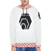 Hex Small Border Women's All-Over Print Hoodie