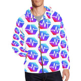 Pulse Men's All Over Print Full Zip Hoodie