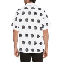 Hex Black Men's All Over Print Hawaiian Shirt