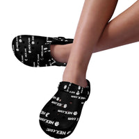 HEXdotcom Combo White Custom Print Adults Clogs