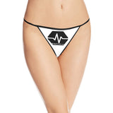 PulseChainDotCom Black Women's G-String Panties