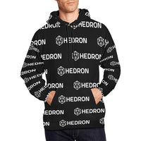 Hedron Combo White Men's All Over Print Hoodie