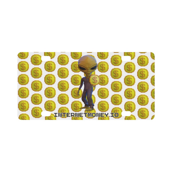 IM Alien BLK Classic License Plate