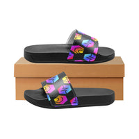 Hex Pulse Combo Black Kid's Slide Sandals