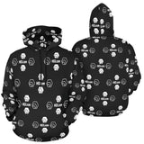 Hex Dot Com White Men's All Over Print Hoodie