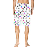 RH HPX Color Black All Over Print Basketball Shorts With Pockets