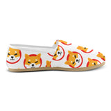 Shiba Inu Casual Canvas Women's Shoes