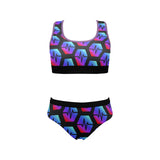 Pulse Black Women's Sports Bra Yoga Set