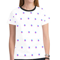Pulse Small Women's All Over Print Mesh Cloth T-shirt