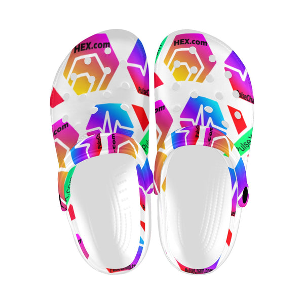 HPXdotCOM Custom Print Adults Clogs