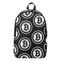 Bitcoin Black All-Over Print Unisex Casual Backpack