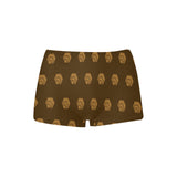 Hex Brown & Tan Women's  Boyshort Panties