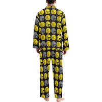 IM ALL 3 BLK Men's Long Pajama Set