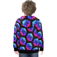 Pulse Black Little Boys' Long Sleeve Hoodie