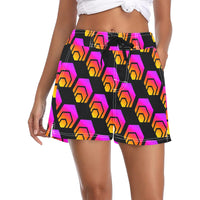 Hex Black Women's Casual Beach Board Shorts