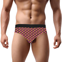 Hex Small Black Men's Mid Rise Briefs