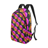 Hex Black All-Over Print Unisex Casual Backpack