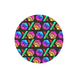 HPXdotCOM Black Round Mousepad