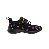 HPX Black Men's Slip-On Sneakers