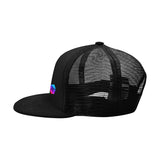 I Sac'd Black Hip Hop Flat Brim Cap