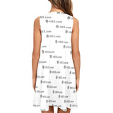 HEXdotcom Combo Grey Sleeveless Tank Dress with Pockets