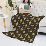 5555 Pom Pom Fringe Blanket 60"x80"