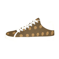 Hex Brown & Tan Chukka Canvas Women's Shoes