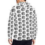 Future 3d WHT Men's All Over Print Full Zip Hoodie