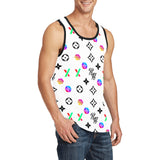 RH HPX Color Black Men's All Over Print Tank Top