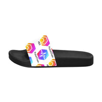 Hex Pulse TEXT Special Edition Men's Slide Sandals - Crypto Wearz