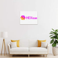 Hexican Upgraded Frame Canvas Print 16" x 12"