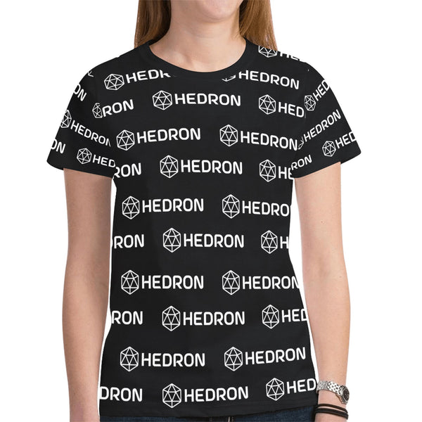 Hedron Combo White 22 Women's All Over Print Mesh Cloth T-shirt