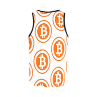 Bitcoin Orange Women's All Over Print Tank Top