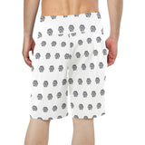 Hex Grey Men's All Over Print Beach Shorts