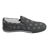 Hex Black & Grey Slip-on Canvas Kid's Shoes (Big Kid)