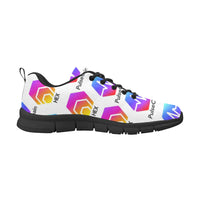 Hex Pulse TEXT Special Edition Men's Breathable Sneakers - Crypto Wearz